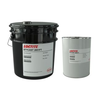 Composto per resinatura in Epossidico Loctite Loctite STYCAST 2851FT, col. Nero, Barattolo da 5 gal