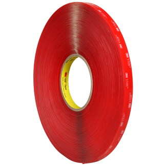 Nastro in Acrilico 3M 700007 4910, 9.0mm x 33.0m x 1.0mm, Trasparente