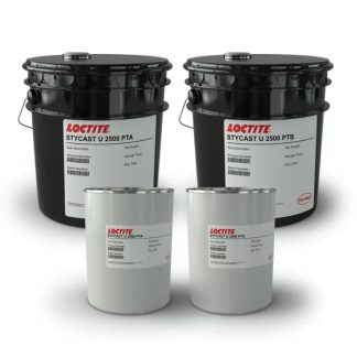 Composto per resinatura in PUR Loctite Loctite STYCAST U 2500 HTR, col. Nero, Bottiglia da 500 ml