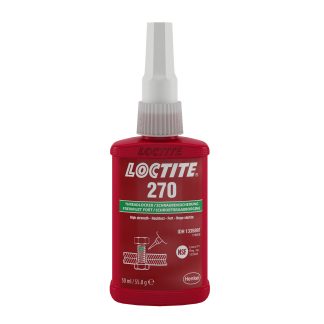 Frenafiletti Loctite 270, resistenza Elevata, presa 24 h, col. Verde da 50 ML