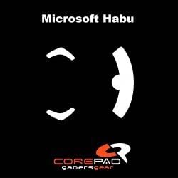 Corepad Skatez Pro Mouse Feet Replacement for Logitech, Razer, and Roccat (Microsoft Habu, White)