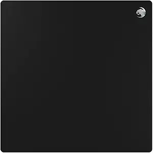ROCCAT Sense Core Small PC Gaming Mousepad, Non-Slip Rubber Back, Balanced Micro-Weave Cloth Surface, Durable Computer Desk Mat, Square, Black