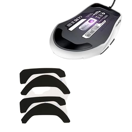 2Set Mouse Feet Skates Stickers Rounded Glides Curved Edges for Roccat Kone Gaming New 2025 High Reliable Electronic Component, Precision, Stable Performance