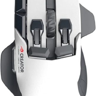 Swiftpoint Creator Wired 3D CAD Mouse, 13 Customizable Buttons, Onboard Memory, Profiles for Canva, Adobe, Solidworks, Da Vinci Resolve, 12,000 DPI, Ergonomic Design for Creative Design Professionals