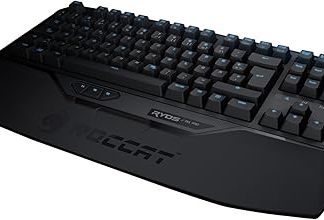 ROCCAT RYOS TKL Pro TENKEYLESS Mechanical Gaming Keyboard with Per-Key Illumination, Blue CHERRY MX