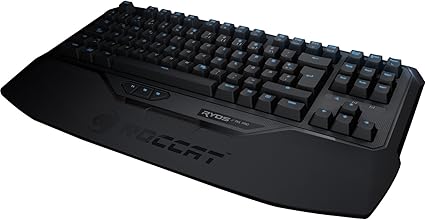 ROCCAT RYOS TKL Pro TENKEYLESS Mechanical Gaming Keyboard with Per-Key Illumination, Blue CHERRY MX