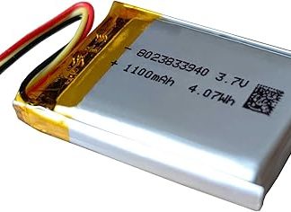 AOLIKES 1100mAh 3.7v Battery for Razer Naga V2 Pro Wireless Gaming Mouse ROCCAT Kain 200 202 Gaming Mouse Battery Replacement