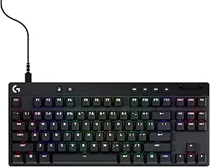 Logitech G PRO X TKL Rapid Tenkeyless Wired Gaming Keyboard with Magnetic Analog Switches, RGB - Black, PC Gaming Keyboards, Pro