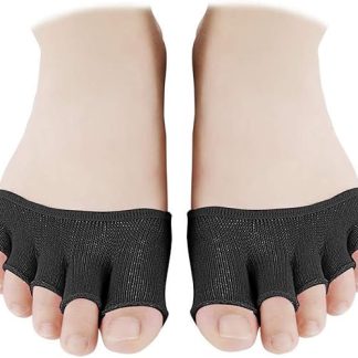 4 pares de calcetines de dedos abiertos cinco calcetines de medio dedo calcetines deportivos invisibles calcetines deportivos calcetines de yoga calcetines antepié mujeres antideslizantes pilates