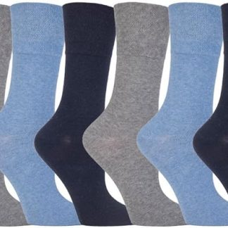 6 pares de calcetines para mujer Diabetic Gentle Grip Calcetines 4-8 UK, 37-42 EUR ver variaciones, 6 x Rd33