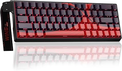 AULA WIN68 HE MAX - Hall Effect Gaming Keyboard with Magnetic Switch, Adjustable Actuation Rapid Trigger Mode, 8KHz Polling Rate, RGB Backlit Wired Mechanical Gaming Keyboard 60 Percent Compact Design