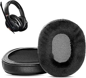 Earpads Replacement Cushion Compatible with Roccat Khan Aimo Headset Ear Pads with Soft Fabric&High Density Foam
