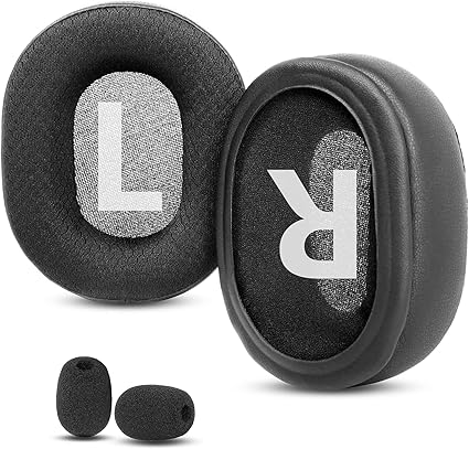 Breathable Replacement Earpads Cushions Compatible with Roccat Khan Aimo 7.1 /Khan Pro Surround Gaming Headset Ear Pads with Breathable Fabric Foam