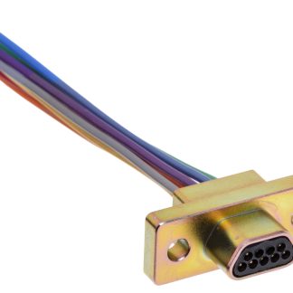 Connettore D-Sub RS PRO Micro-D, Maschio, 9 vie, terminazione a saldare