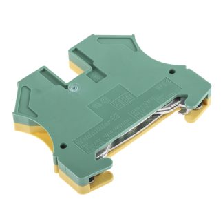 Morsetto di terra Weidmuller, Verde/Giallo, livello Singolo