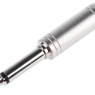 Adattatore AV Maschio 1/4 in mono (1), RS PRO, placcatura Nichel Femmina 1/4 in Stereo (1)