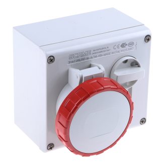 Interblocco industriale Scame Rosso IP66, IP67 femmina 3PN+E,16A,415 V