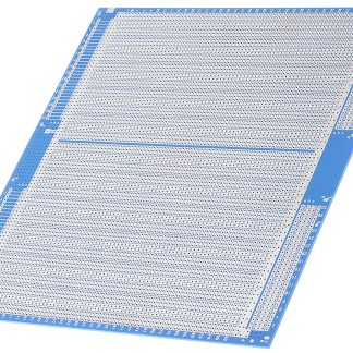 Scheda millefori a striscie 10-2858, doppia faccia in laminato epossidico, DIN 41612, 220 x 233.4 x 1.6mm