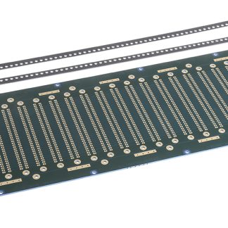 Backplane DIN 41612 Eurocard 222-29824 64 vie FR4 singola faccia 84HP With 15.24mm Connector Pitch