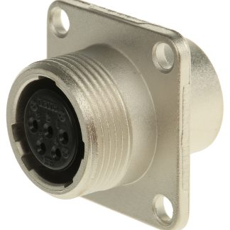 Connettore circolare Hirose, femmina, serie JR, 5 poli, Montaggio a pannello