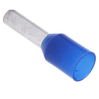 Boccola a crimpare RS PRO, Isolato, Blu, lunghezza pin 8mm, filo max 2.5mm², 14AWG