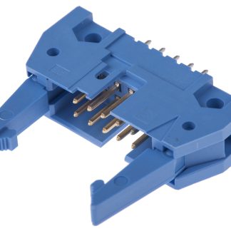 Connettore circuito stampato serie AMP-LATCH TE Connectivity, 10 vie, 2 file, passo 2.54mm, 1A, diritto