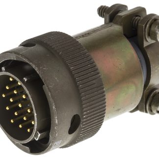Connettore circolare MIL Maschio ITT Cannon, Ad angolo diritto, 19 poli, Maschio, Montaggio su cavo