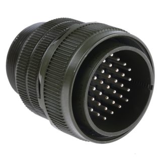 Connettore circolare MIL Amphenol Industrial, Ad angolo diritto, 37 poli, Maschio, Montaggio su cavo