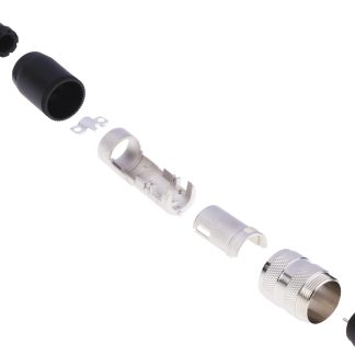 Connettore DIN Amphenol Industrial, serie C 091 A, 3 poli, Maschio, IP40, 4A, 300 V, DIN 41524