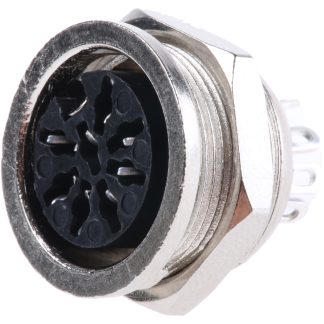 Connettore DIN RS PRO, 8 poli, Femmina, 4A, 100 V c.a.