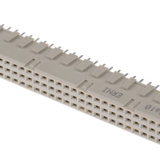 Connettore DIN 41612 ERNI Femmina, Ad angolo diritto, 96 vie 3 file, terminazione a saldare