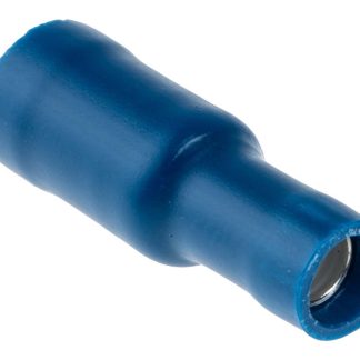 Capocorda bullet a crimpare RS PRO, Femmina, diam. 5mm, 1.5mm² - 2.5mm², Blu Protetto