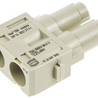 Modulo connettore HARTING, Femmina, serie Han-Modular, 70A, 2 vie