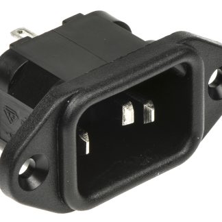 Connettore IEC C14 Bulgin Maschio, 10A, 250 V, fusibili, Montaggio a pannello