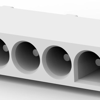 File di contatti PCB TE Connectivity, 5 vie, 1 fila, passo 6.35mm