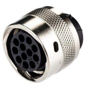 Connettore circolare ITT Cannon, maschio, serie Trident Ringlock, Standard, 12 poli, Montaggio su cavo