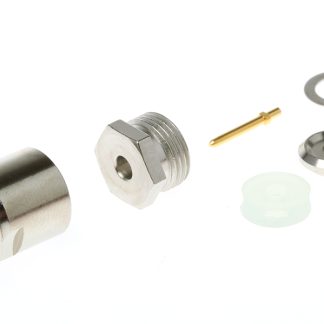 Connettore BNC Ad angolo diritto Telegartner, Maschio, 75Ω, Montaggio su cavo