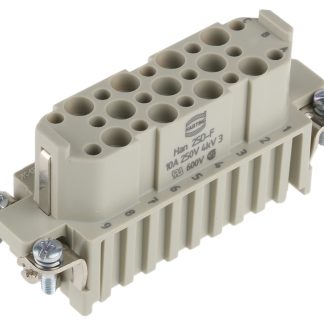 Inserto connettore HARTING, Femmina, serie Han D, 10A, 25 vie