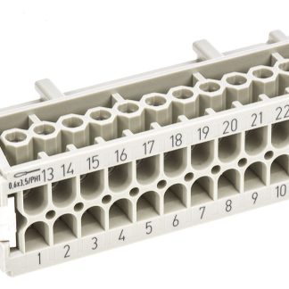 Inserto connettore HARTING, Femmina, serie Han E, 16A, 24 vie