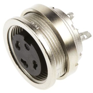 Connettore circolare binder, femmina, serie 680, M16, 3 poli, Montaggio a pannello