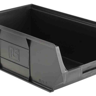Contenitore ESD in Polipropilene RS PRO, 132mm x 350mm x 205mm, mat. antistatico/conduttivo