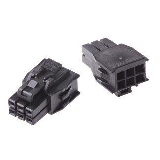 Corpo connettore automotive Molex Femmina, 6 vie, 2 file, passo 2.5mm