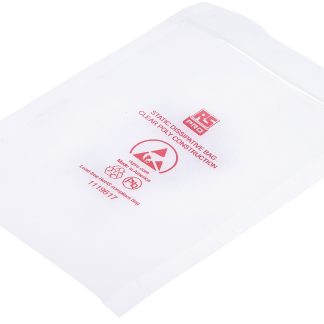 Sacchetto antistatico RS PRO 150mm x 100mm x 0.09mm, col. Trasparente, 100 pz.