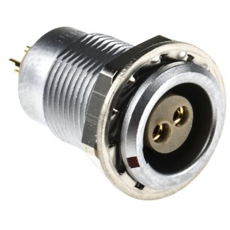 Connettore circolare LEMO, femmina, serie 0B, 2 poli, Montaggio a pannello