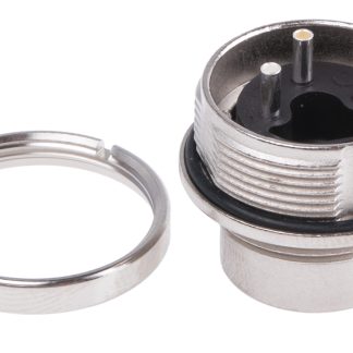 Connettore DIN Amphenol Industrial, serie C 091 D, 3 poli, Maschio, IP67, 5A, 300 V c.a./c.c.