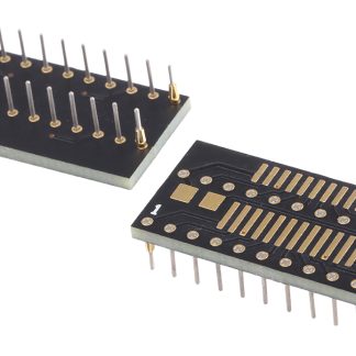 Adattatore zoccolo IC Winslow W9507RC, Montaggio con foro passante, da SOIC femmina 24 pin a 24 pin maschio DIP, passo