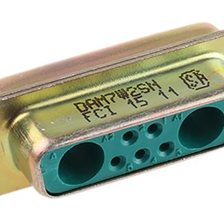 Connettore D-Sub Amphenol Communications Solutions con contatti misti, A, Femmina, 7 vie, terminazione a saldare