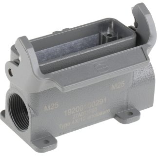 Calotta HARTING, serie Han A, 16A, M25 x 2, Montaggio superficiale