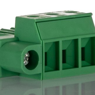 Morsettiera collegabile Phoenix Contact Maschio a 2 vie, 1 fila, passo 7.62mm, Montaggio a pannello