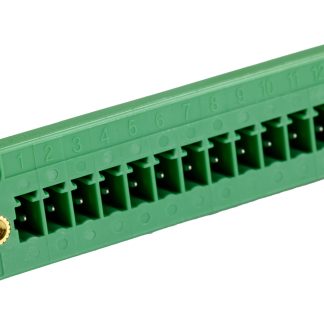 Morsettiera collegabile Phoenix Contact Maschio a 12 vie, 1 fila, passo 3.81mm, Montaggio a pannello